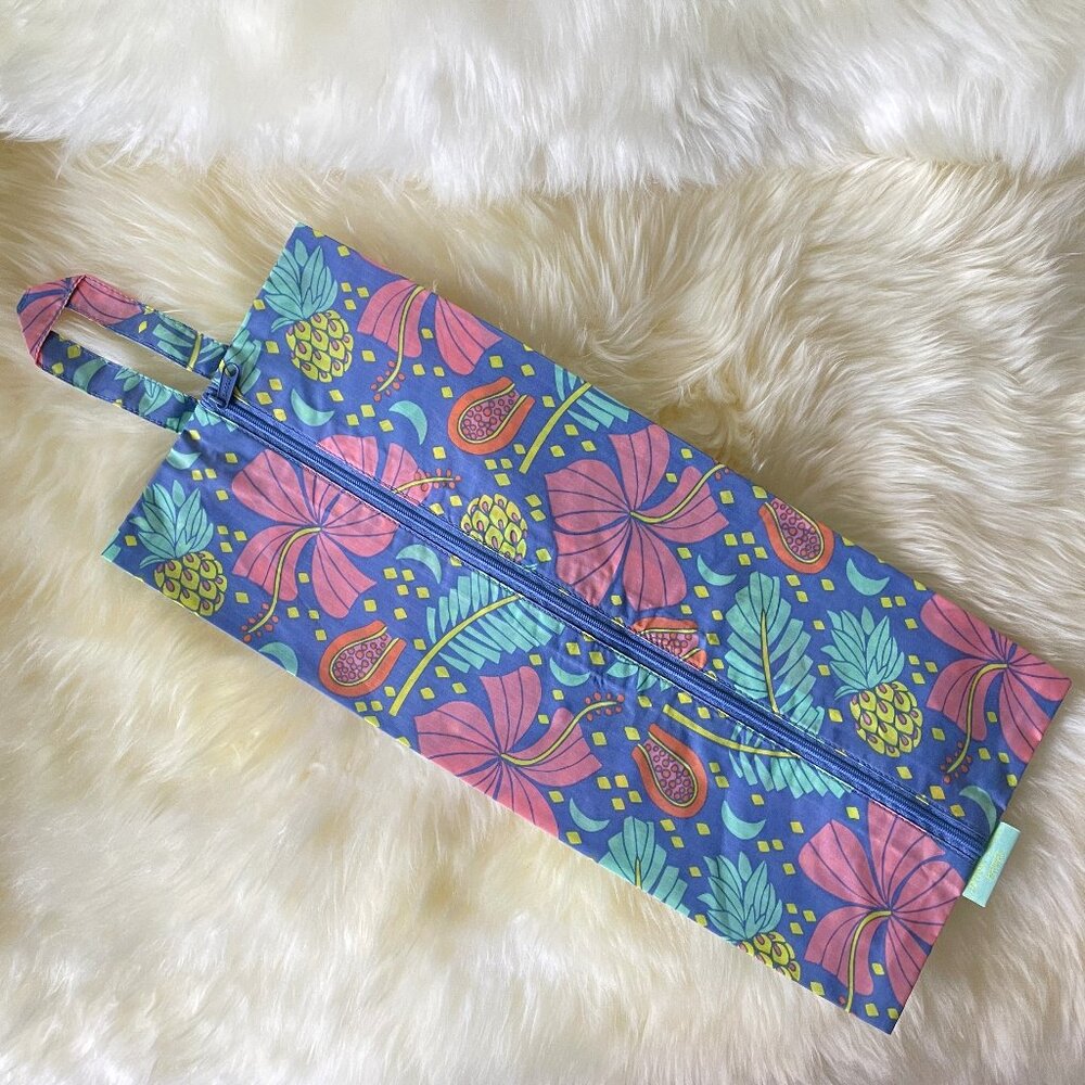 NWOT Baggu 3D Zip Pouch Large - Jana Lam Hawaii - Picture 3 of 7